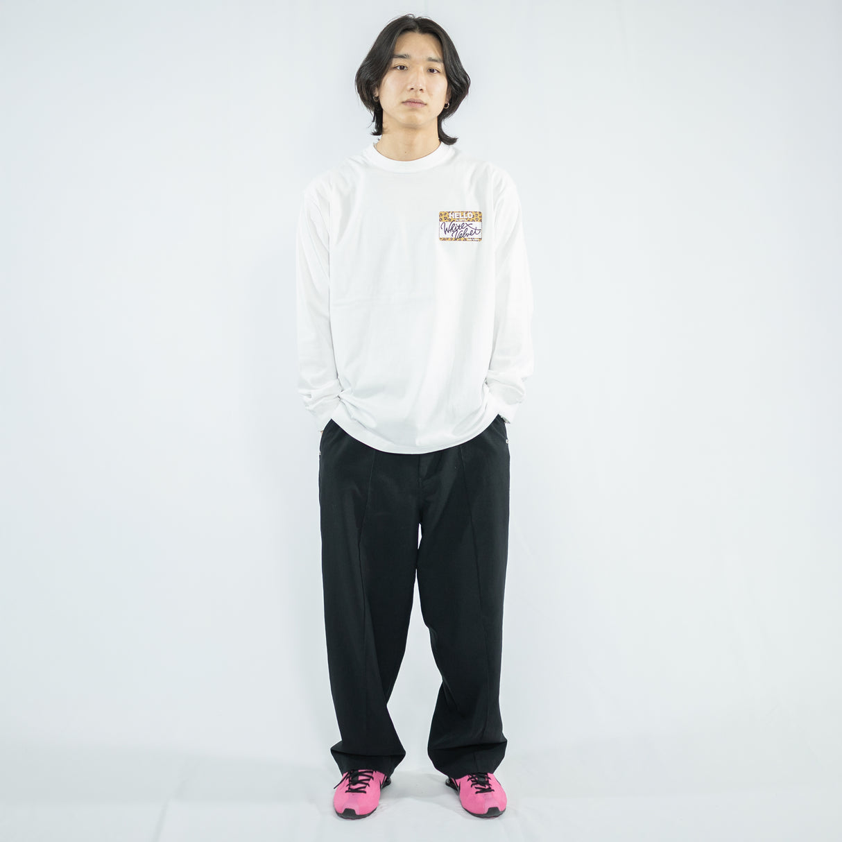 WHITE VELVET "My Name Is Leopard" L/S Tee/ホワイト ベルベット "マイネームイズ レオパード" ロングスリーブTシャツ