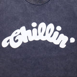 CHILLIN' Women's Big Logo Pigment Cropped S/Tee