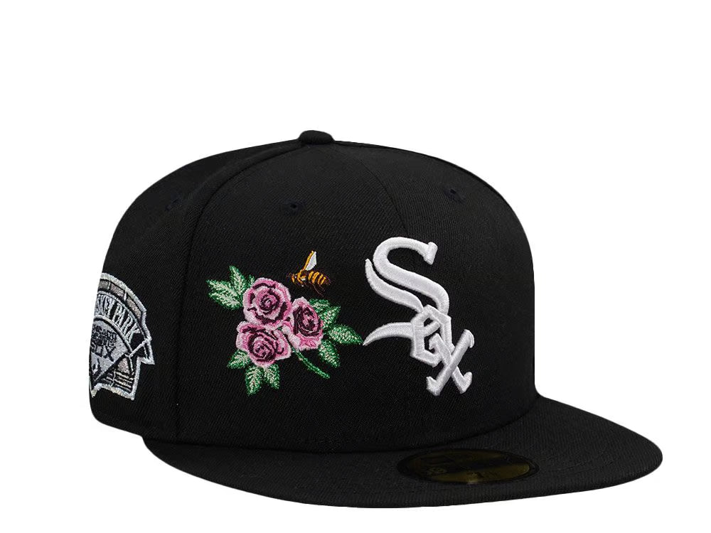 【海外買付品】NEW ERA 59FIFTY CHICAGO WHITE SOX COMISKEY PARK ROSE BLACK