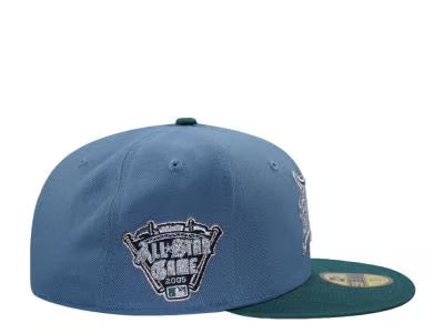 【海外買付品】NEW ERA 59FIFTY DETROIT TIGERS ALL STAR GAME 2005 BLUE TWO TONE