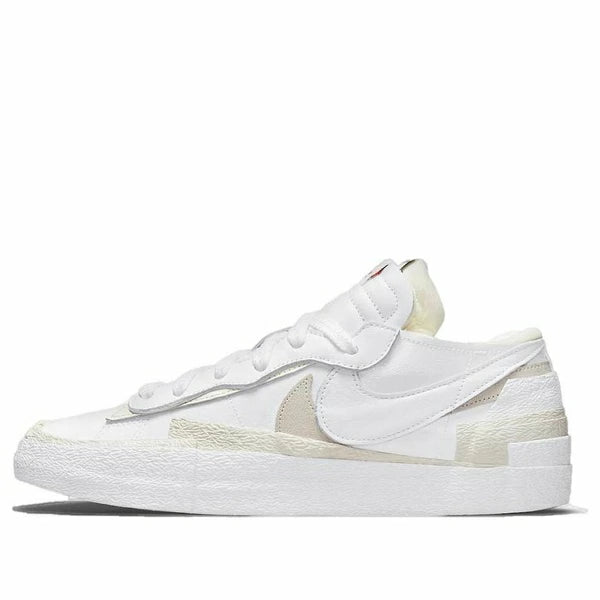 sacai × Nike Blazer Low "White Patent Leather"/DM6443-100