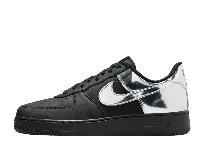 Nike Air Force 1 Low "Black and Metallic Silver"/ナイキ エアフォース1 ロー "ブラックアンドメタリックシルバー"/HF2885-001