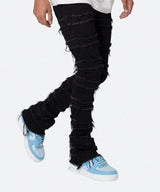 mnml（ミニマル）X597 Paneled Skinny Stacked Denim