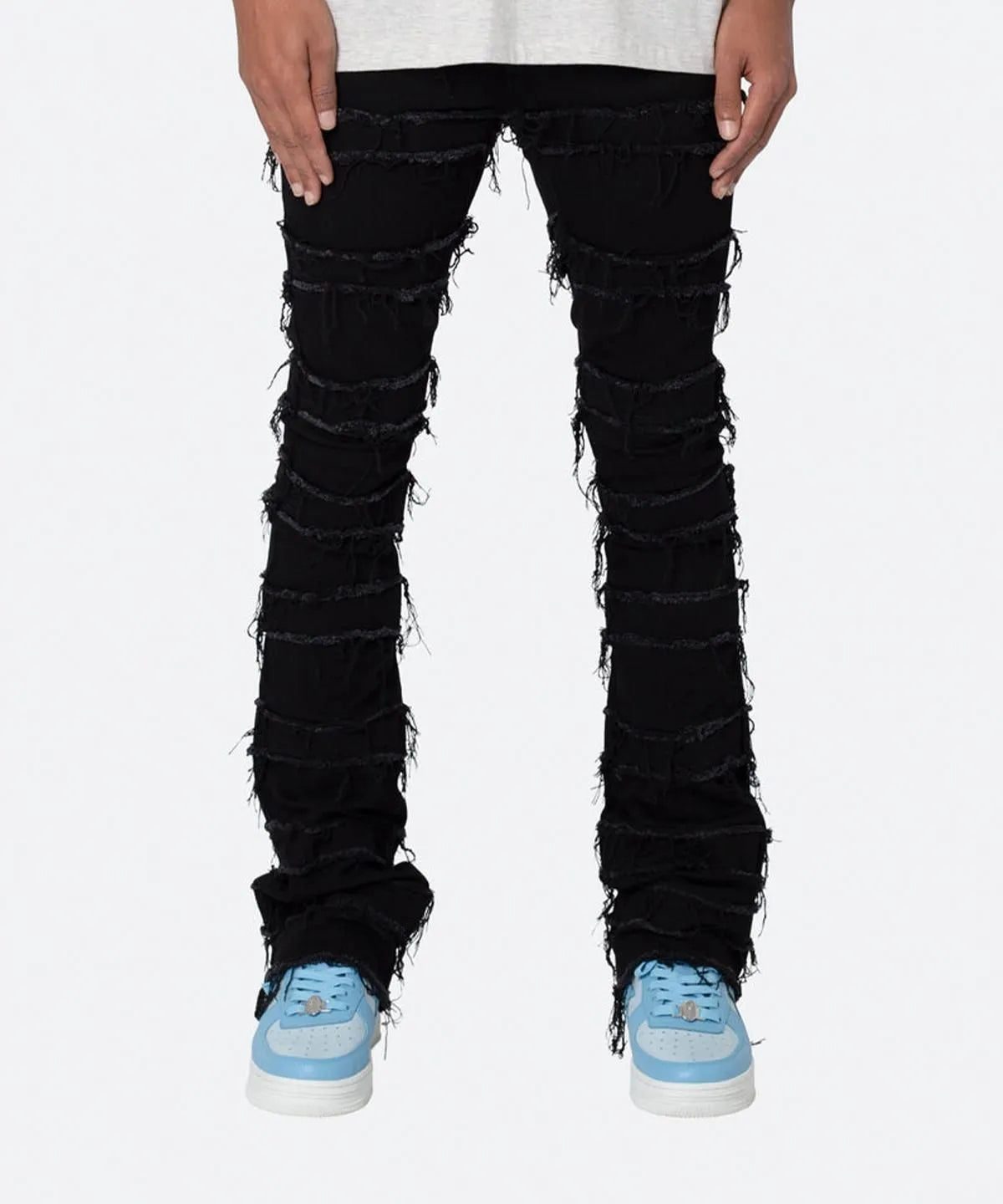 mnml（ミニマル）X597 Paneled Skinny Stacked Denim