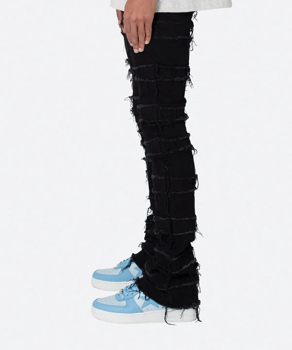 mnml（ミニマル）X597 Paneled Skinny Stacked Denim