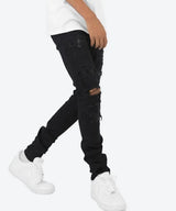 mnml（ミニマル）X201 Rhinestone Skinny Denim