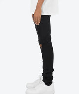 mnml（ミニマル）X201 Rhinestone Skinny Denim