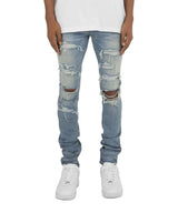 mnml（ミニマル）X201 Rhinestone Skinny Denim