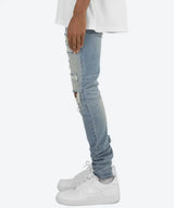 mnml（ミニマル）X201 Rhinestone Skinny Denim