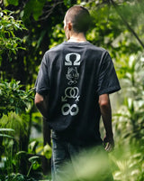 ©SAINT M×××××× SM-HR8-0000-008 / SS TEE / CANDLE / BLACK / Tシャツ