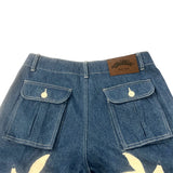 CHILLIN' -Denim Cargo Shorts-