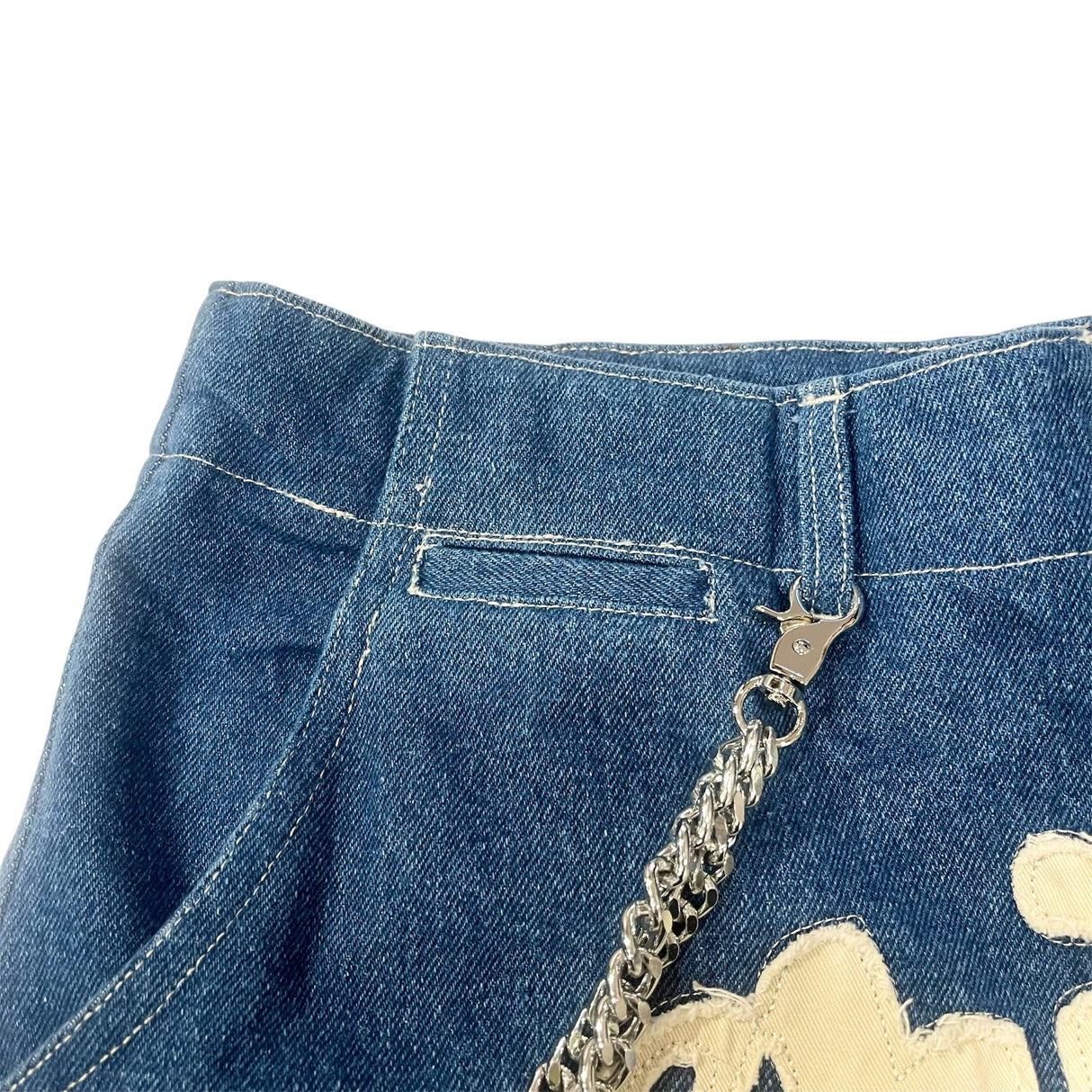CHILLIN' -Denim Cargo Shorts-