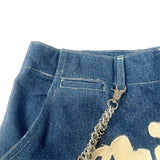 CHILLIN' -Denim Cargo Shorts-