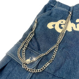 CHILLIN' -Denim Cargo Shorts-