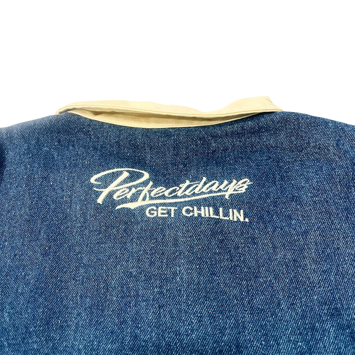 CHILLIN' -Denim Open Zip Shirts-　　　