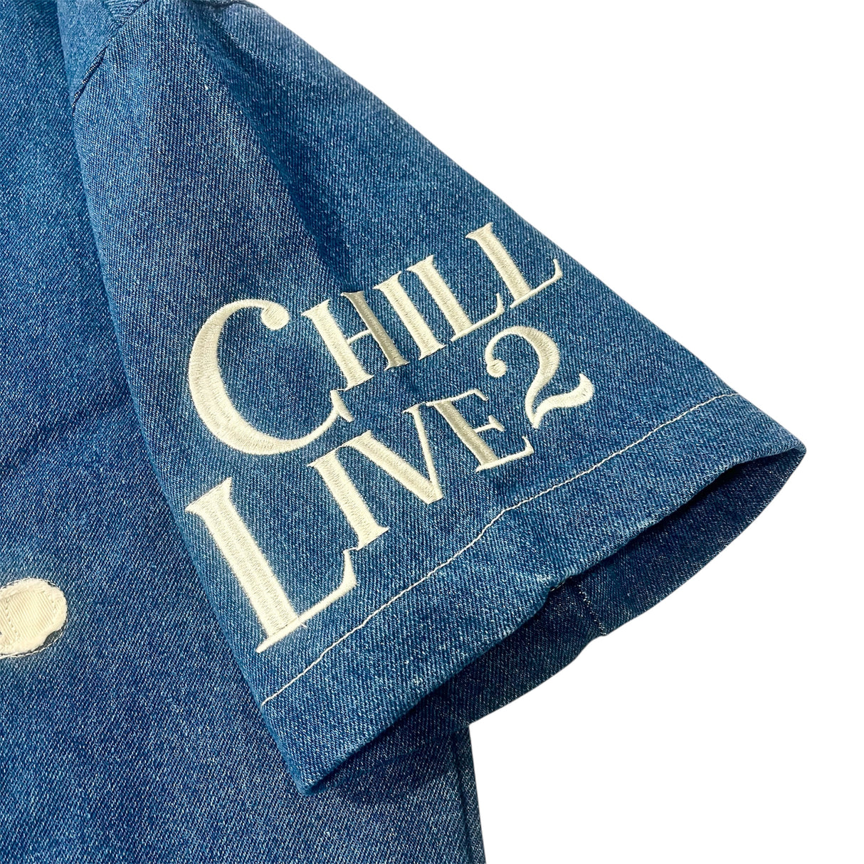 CHILLIN' -Denim Open Zip Shirts-　　　