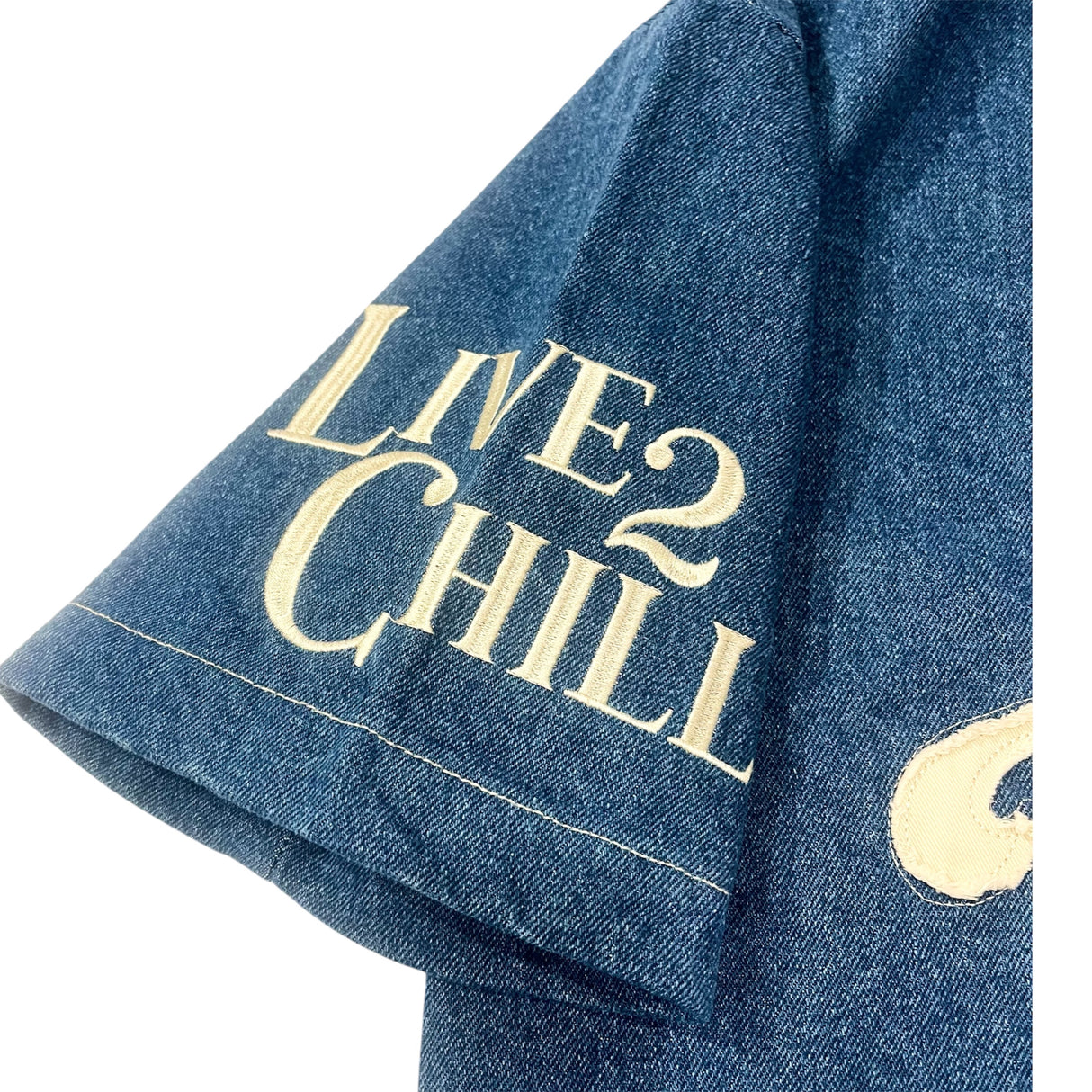CHILLIN' -Denim Open Zip Shirts-　　　