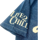 CHILLIN' -Denim Open Zip Shirts-　　　