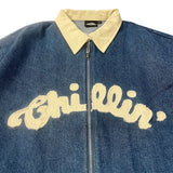 CHILLIN' -Denim Open Zip Shirts-　　　