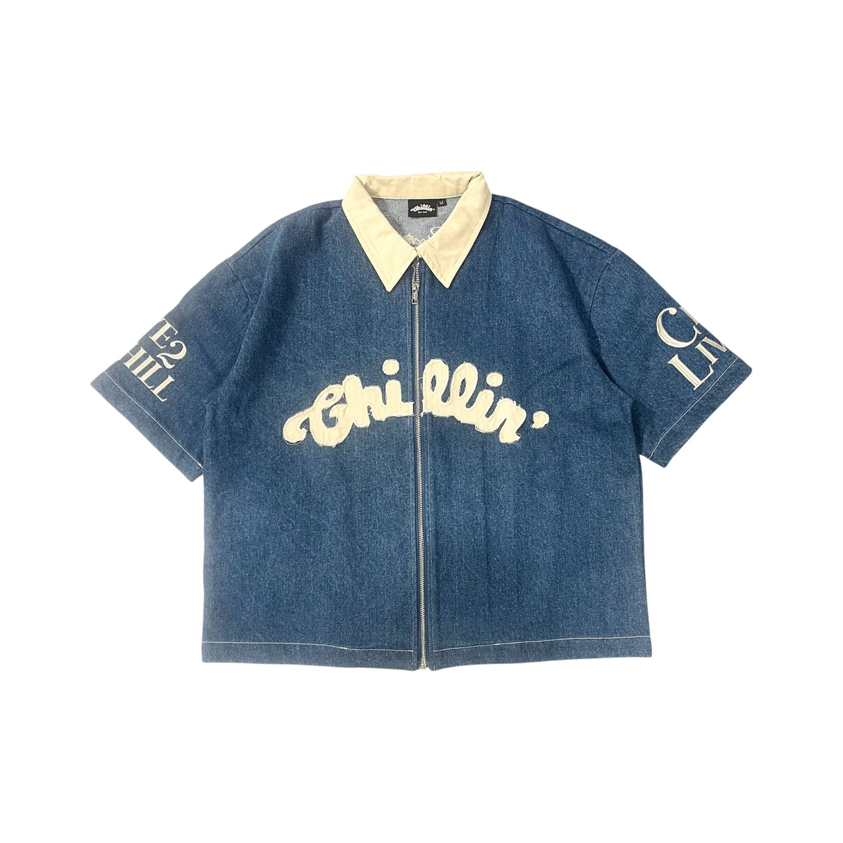 CHILLIN' -Denim Open Zip Shirts-　　　