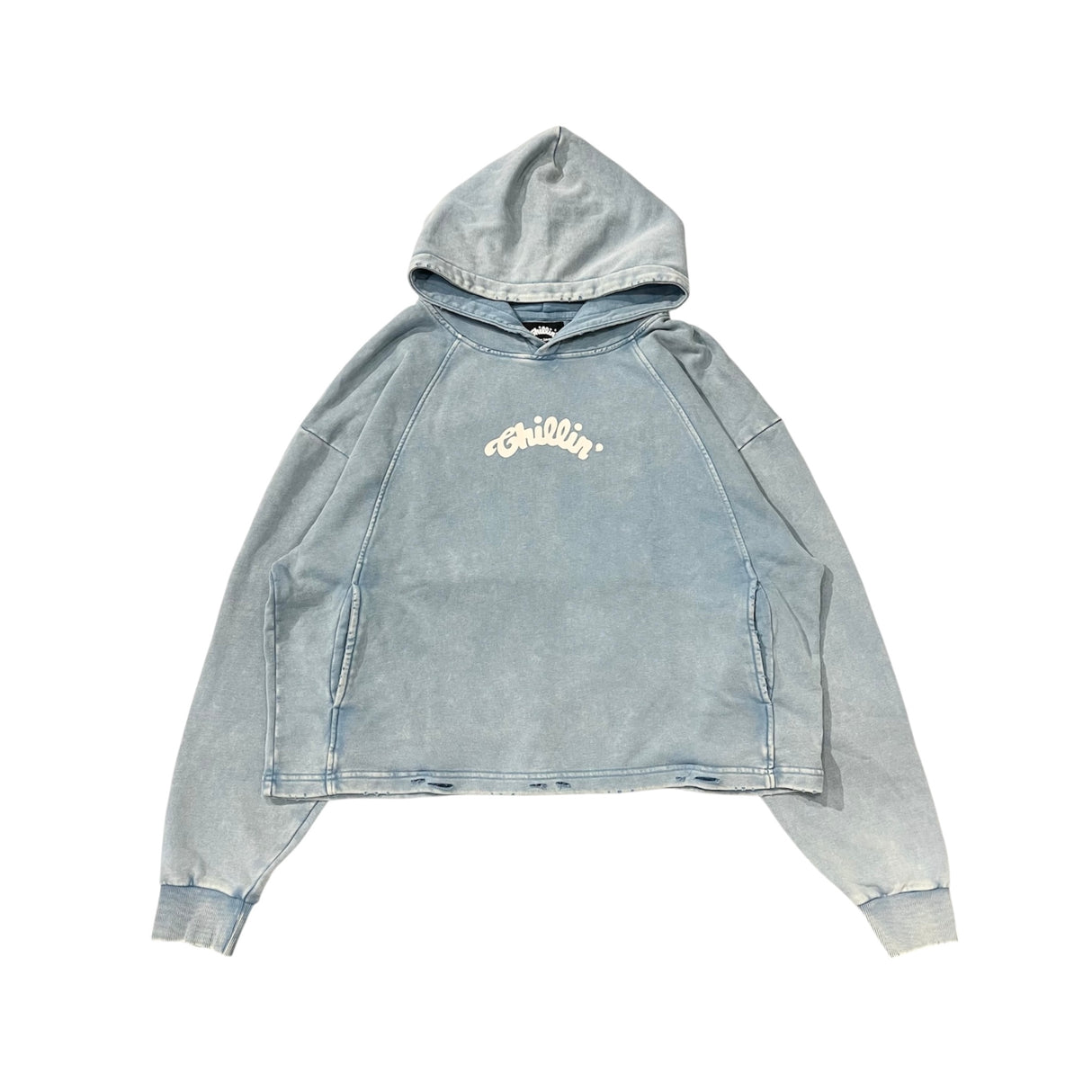 CHILLIN' -Cropped hoodie-