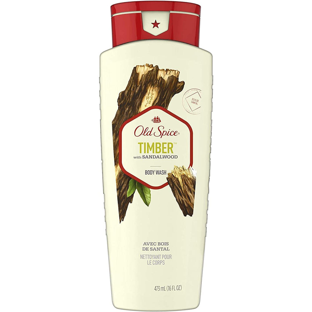 OLD SPICE - TIMBER BODY WASH / 473ml