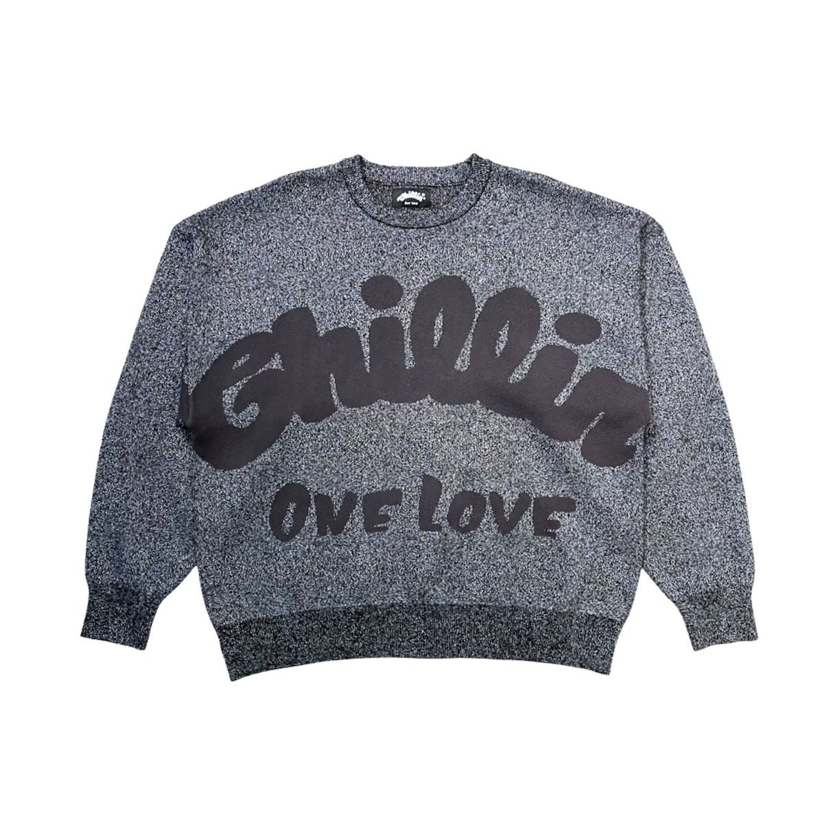 CHILLIN' -SHINY SWEATER- BLACK（beanie付き）