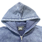 CHILLIN' -NY BUTTERFLY PIGMENT ZIP HOODIE-