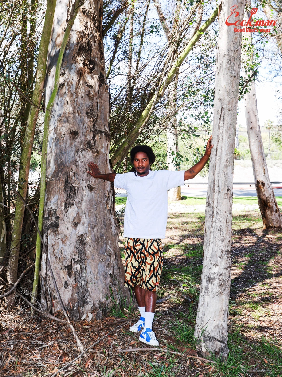 シェフパンツ Chef Pants Short Light Tribal Camo Beige
