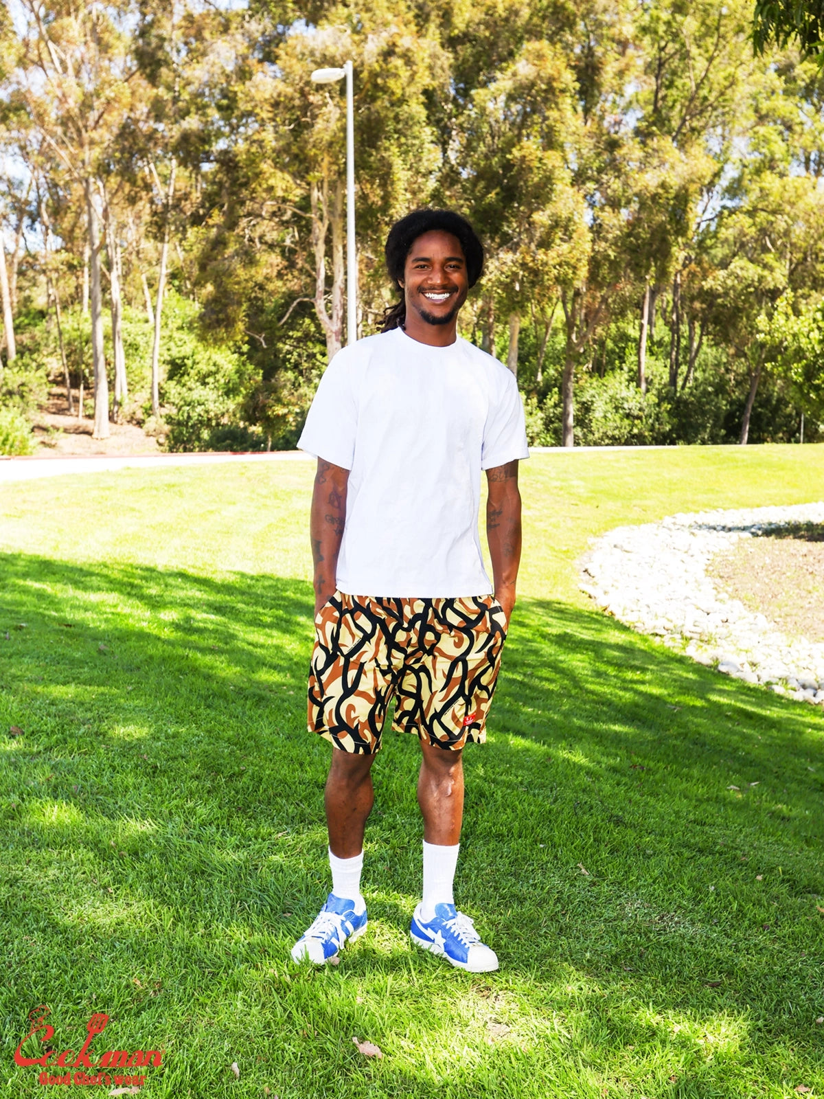 シェフパンツ Chef Pants Short Light Tribal Camo Beige
