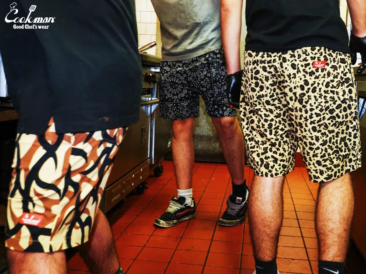 シェフパンツ Chef Pants Short Light Tribal Camo Beige