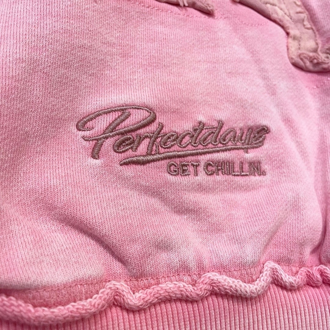 CHILLIN' -NY BUTTERFLY PIGMENT ZIP HOODIE-