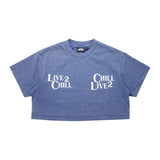 CHILLIN' Women's L2C Pigment Cropped S/Tee