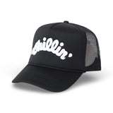 CHILLIN' -LOGO 5PANEL MESH CAP-