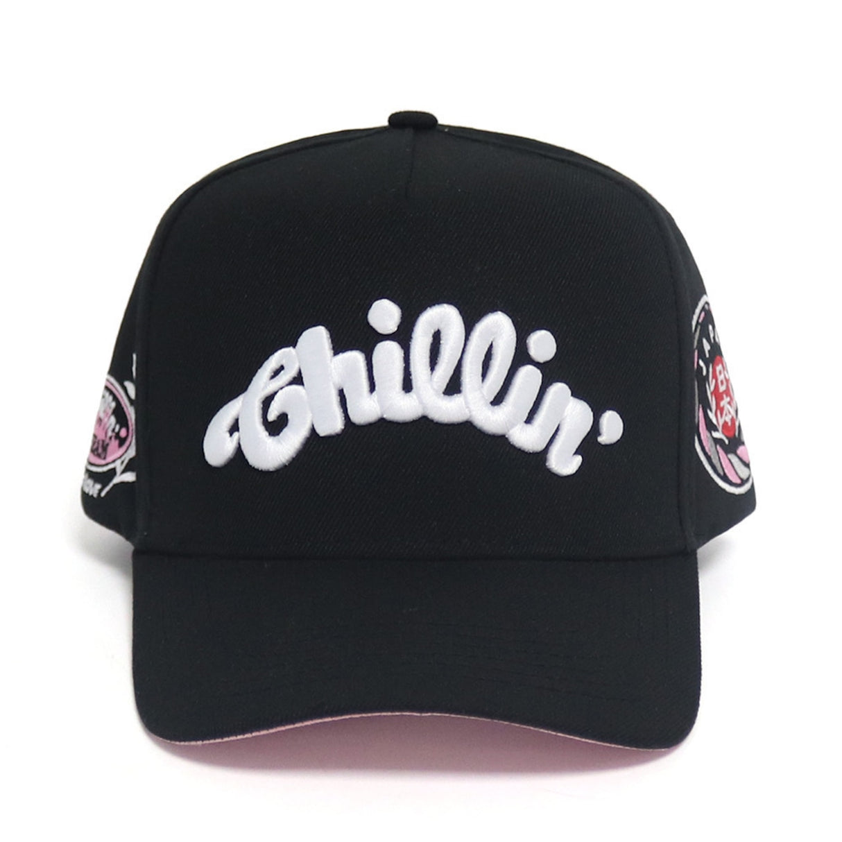 CHILLIN' 5panel Cap Japan 3rd- Black / Pink