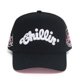 CHILLIN' 5panel Cap Japan 3rd- Black / Pink