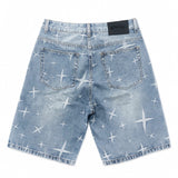 CHILLIN'  Star Denim Shorts-