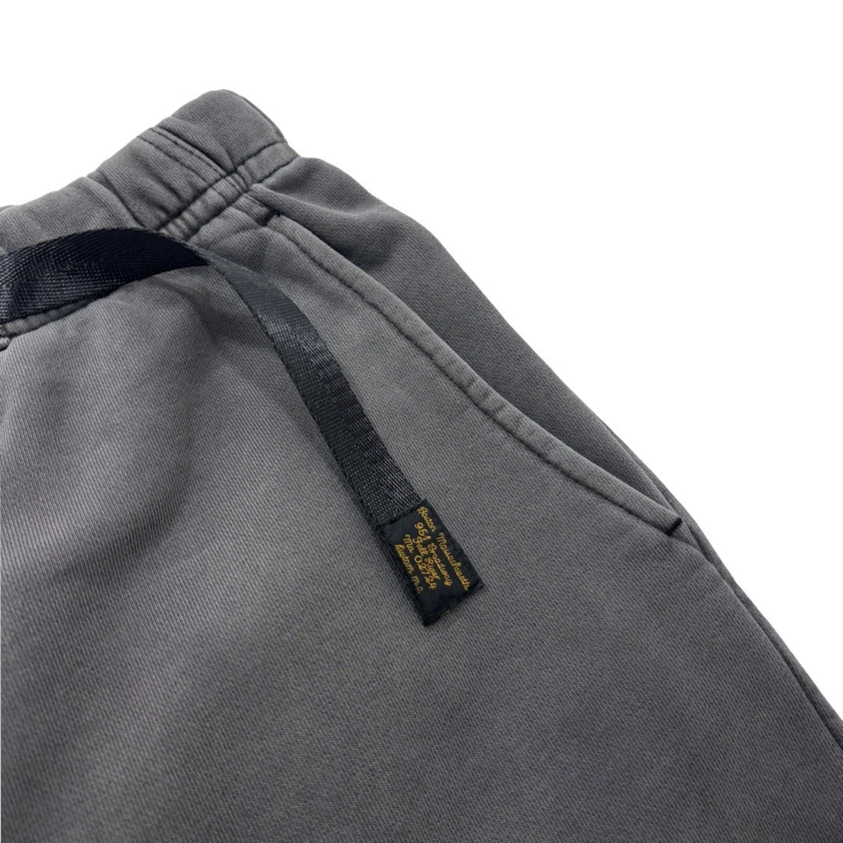 vanson  Bone Patch Sweat Shorts- Black / White