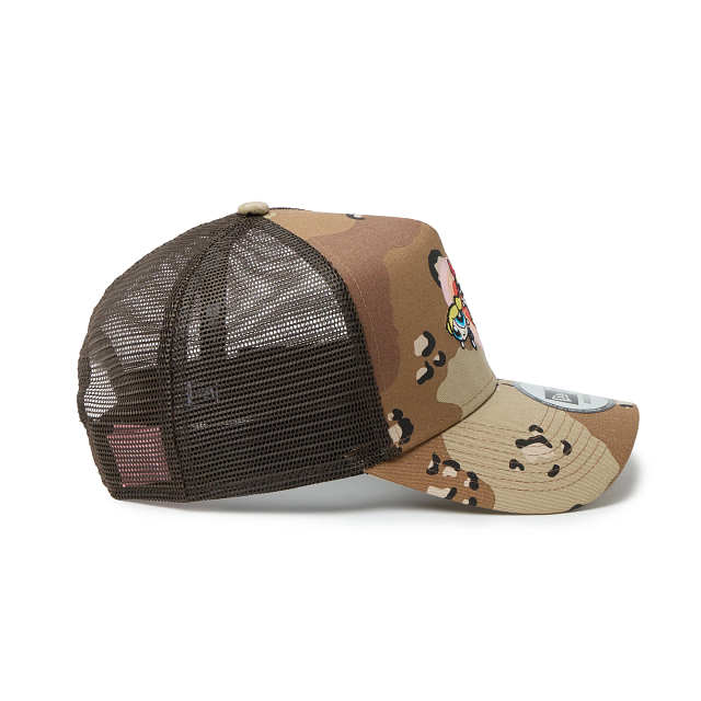 9FORTY A-Frame Trucker The Powerpuff Girls パワーパフ ガールズ ハート デザートカモ【14741732】