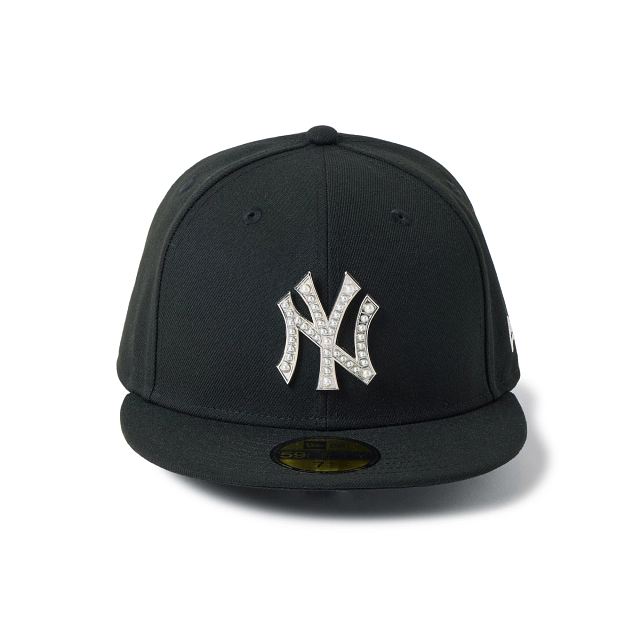 59FIFTY MLB パール バッジ Pearl Badge ニューヨーク・ヤンキース ブラック【14745148】