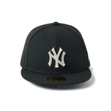 59FIFTY MLB パール バッジ Pearl Badge ニューヨーク・ヤンキース ブラック【14745148】