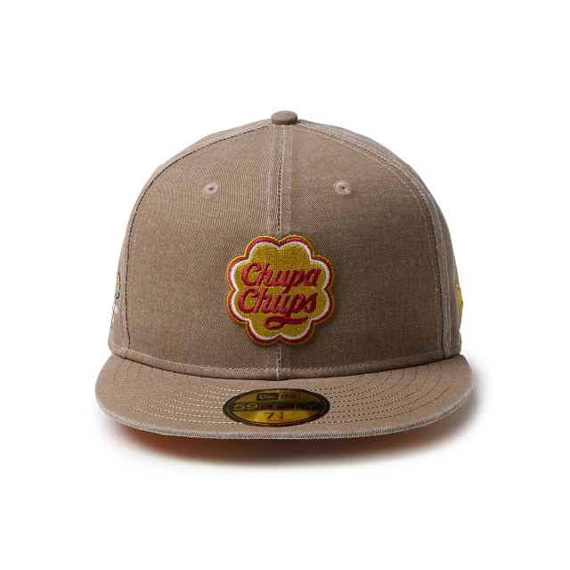 59FIFTY Chupa Chups チュッパチャプス イタリアンウォッシュ カーキ【14863804】