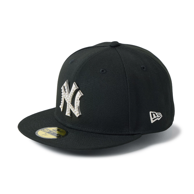 59FIFTY MLB パール バッジ Pearl Badge ニューヨーク・ヤンキース ブラック【14745148】