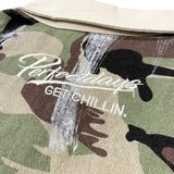 CHILLIN' -Camo Open Zip Shirts-　　　