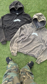 CHILLIN' -Cropped hoodie-