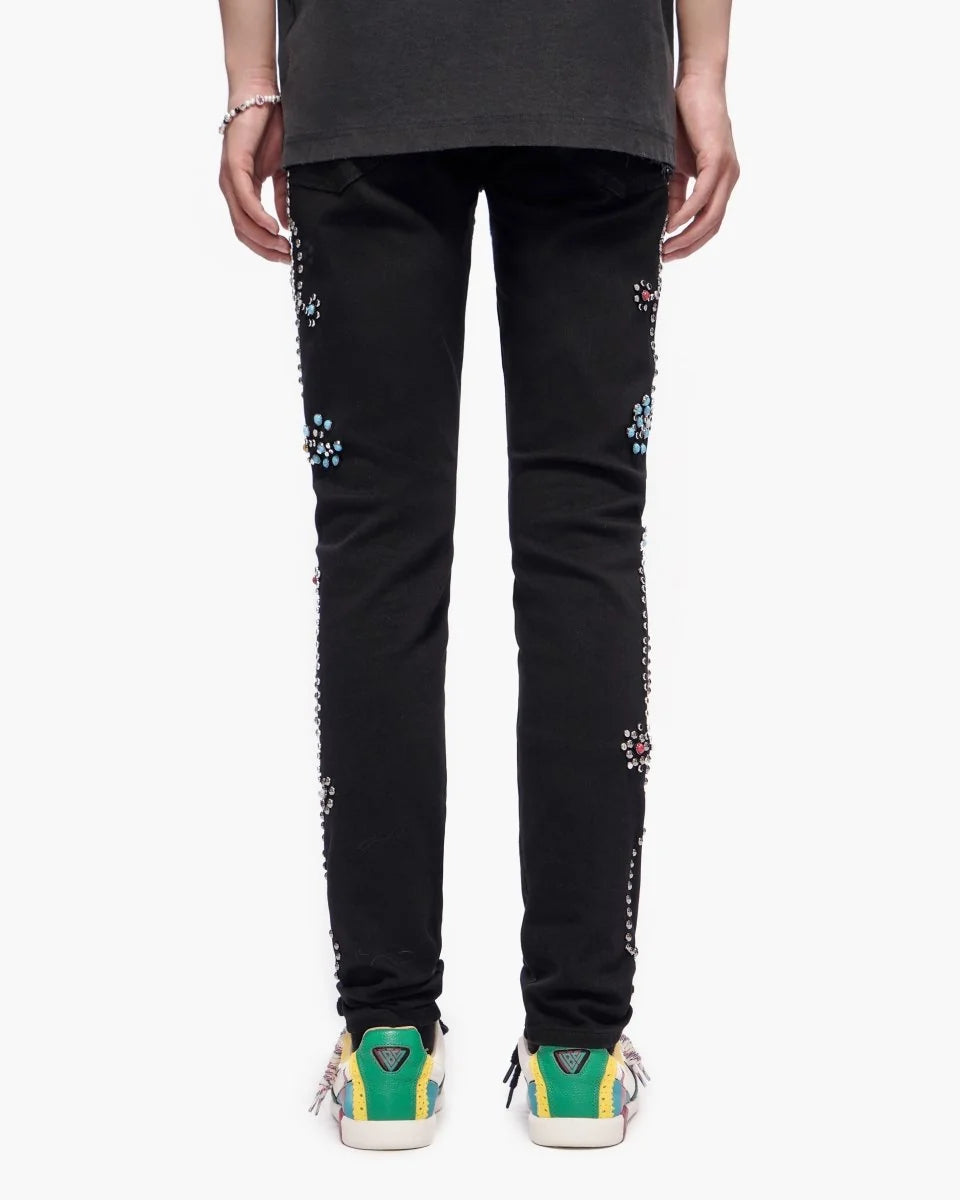 VALABASAS EMBARGO BLACK SKINNY JEANS VLBS-VJ1-1012