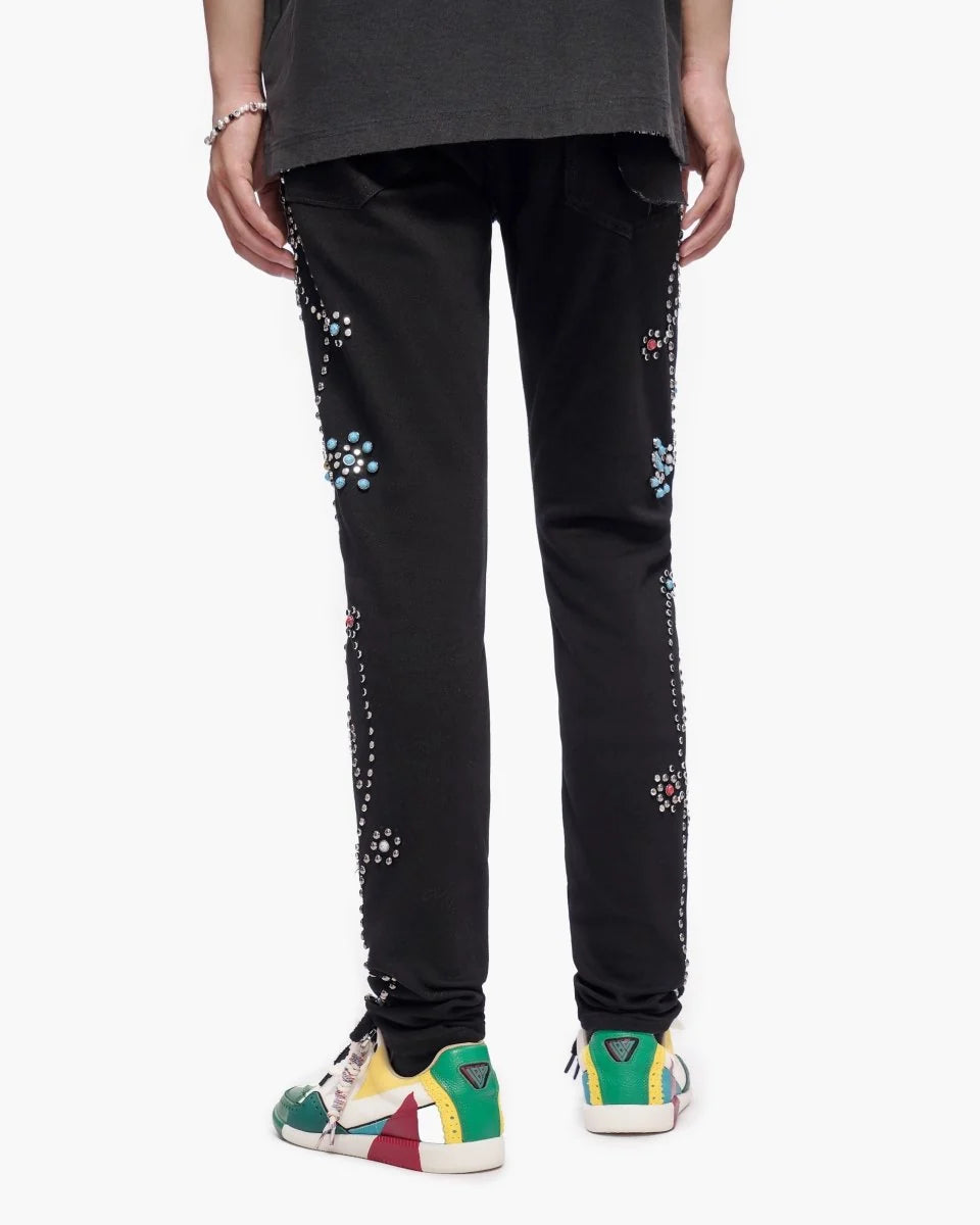 VALABASAS EMBARGO BLACK SKINNY JEANS VLBS-VJ1-1012