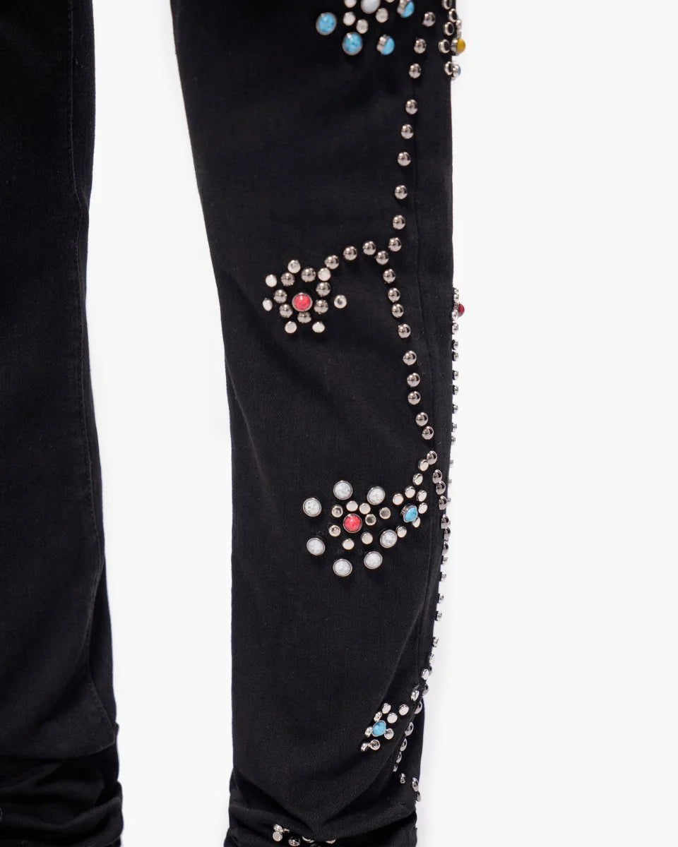 VALABASAS EMBARGO BLACK SKINNY JEANS VLBS-VJ1-1012