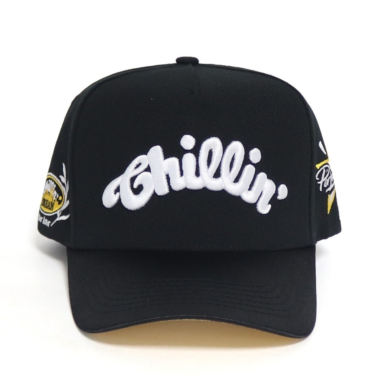 CHILLIN'  5panel Cap Star- Black / Yellow