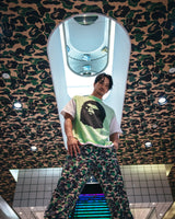 ©SAINT M×××××× SM-HR1-0000-C34 / BAPE_SS TEE / HANDPRINT / Tシャツ